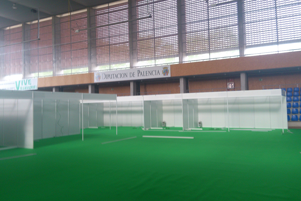 moqueta y stand modular